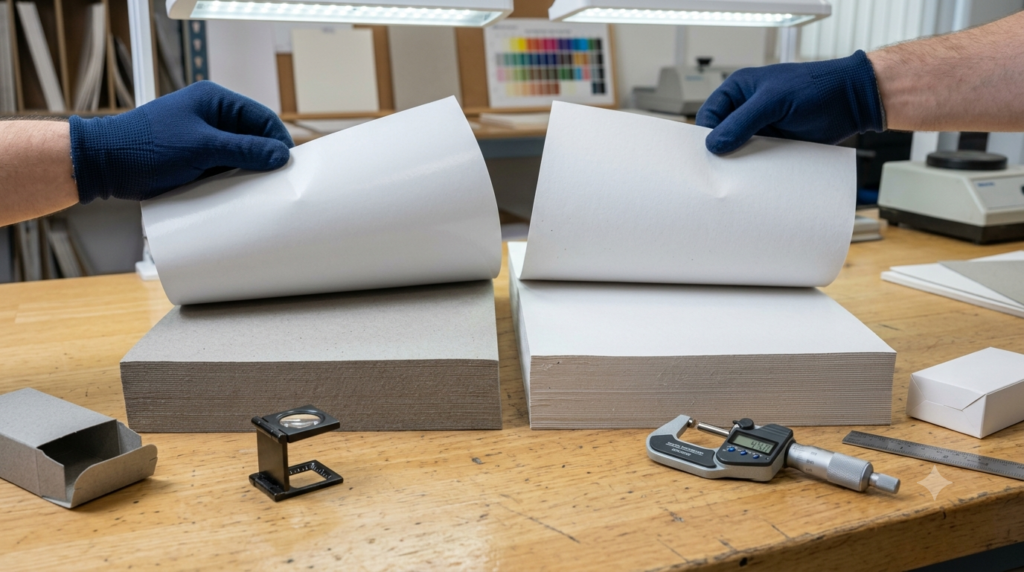 Grey Back vs White Back duplex board